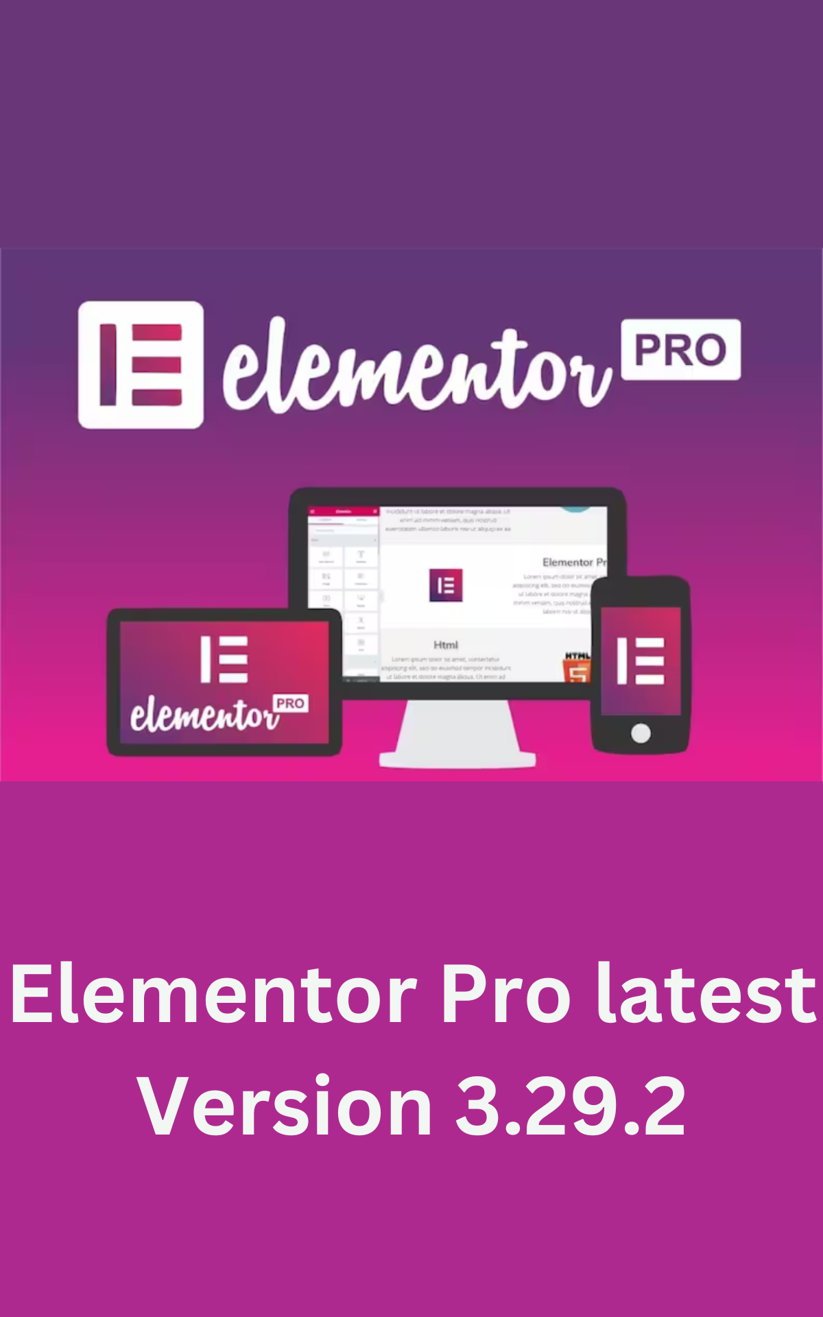Elementor Pro latest Version 3.29.2