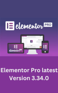 Elementor Pro latest Version 3.34.0