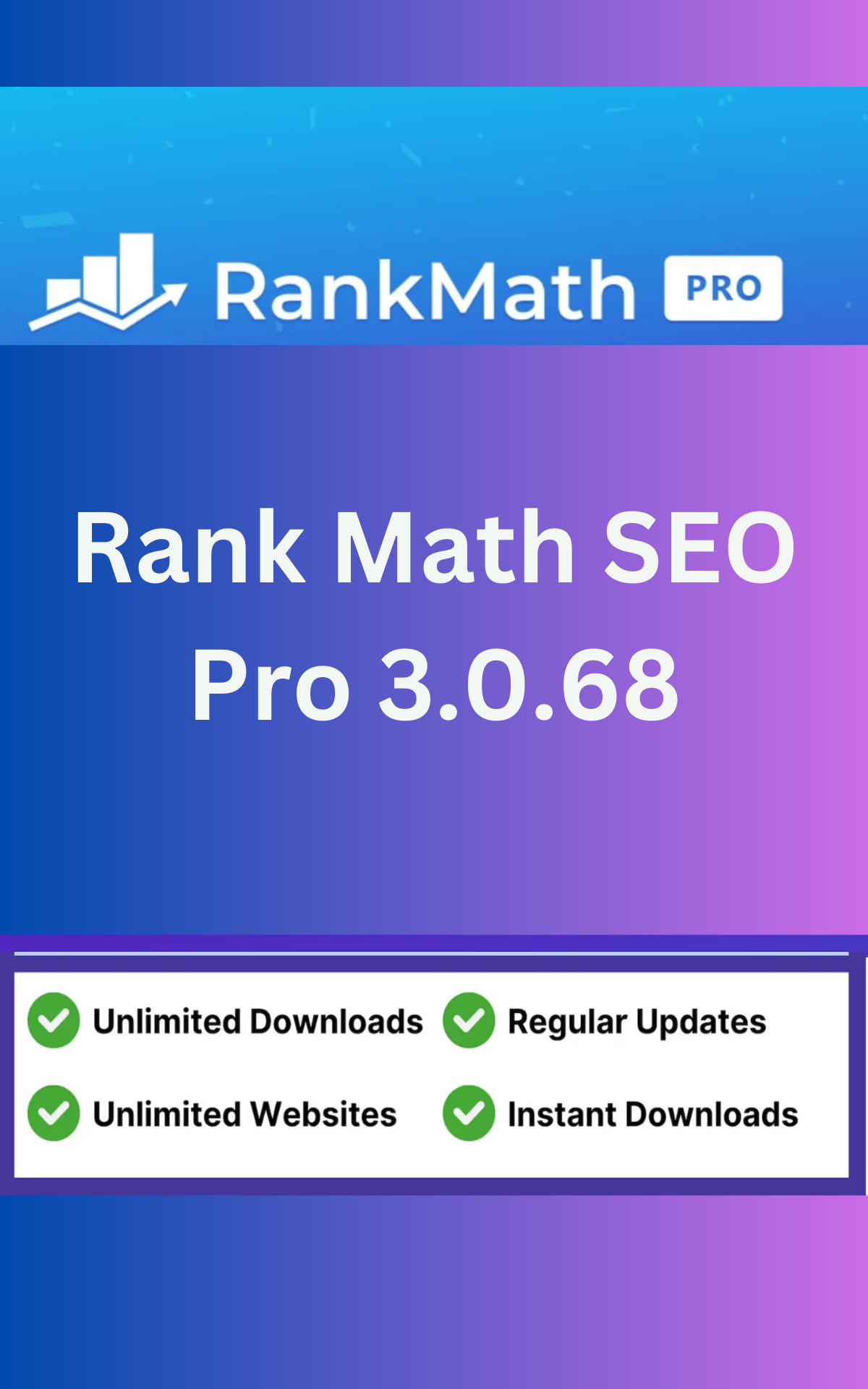 This is an image of Rank Math SEO Pro 3.0.68