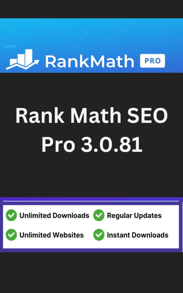 Rank Math SEO Pro 3.0.81