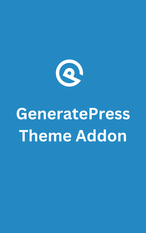 This is an image of GeneratePress Theme Addon