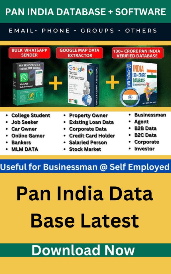 This is an image of Pan India Data Base Latest