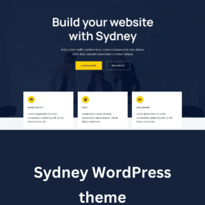 Sydney WordPress theme