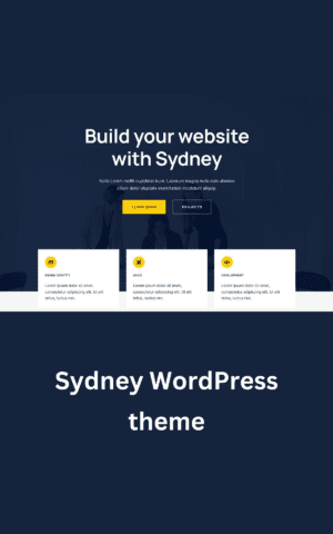 Sydney WordPress theme