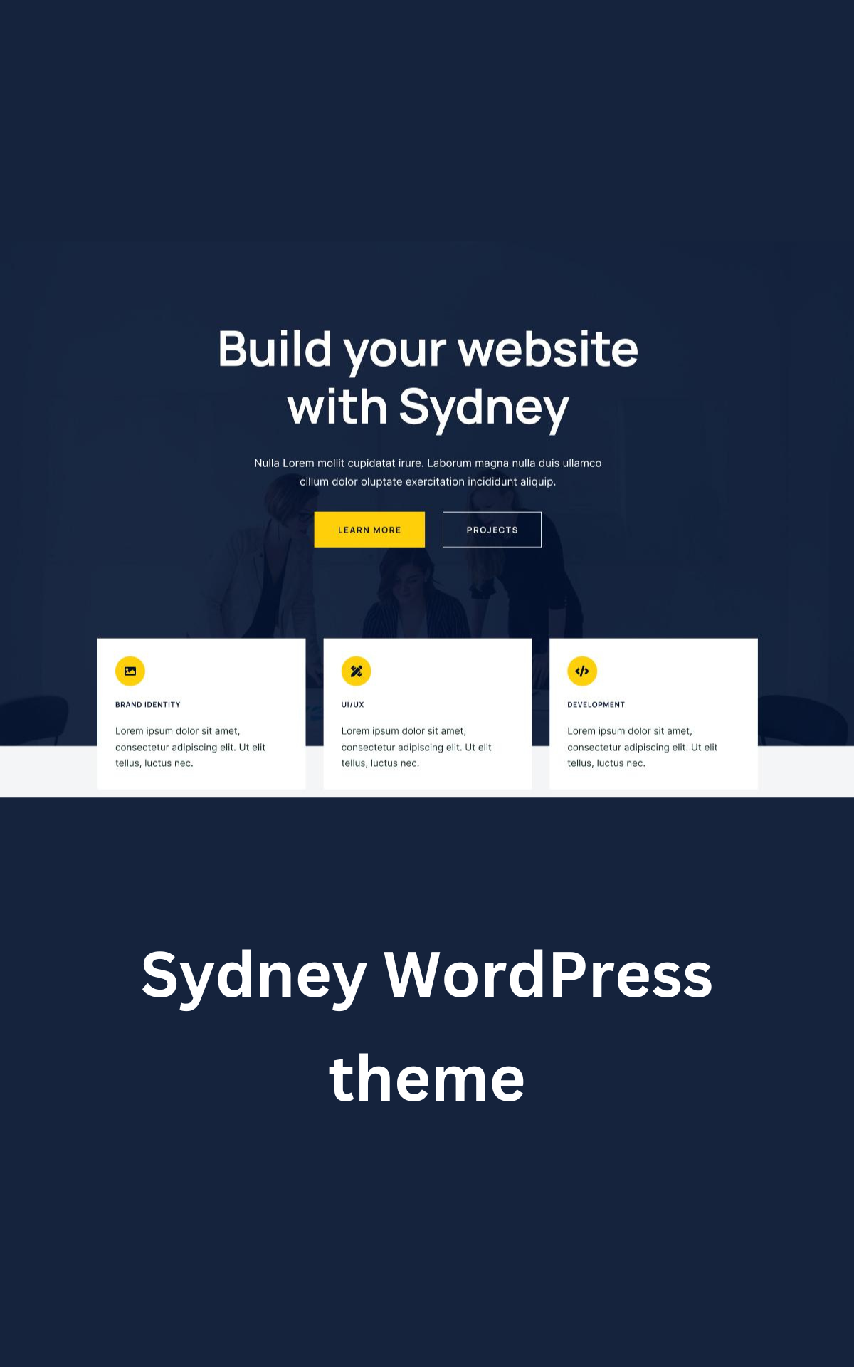 This is an image of Sydney WordPress theme