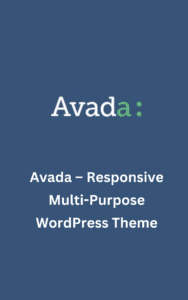 This is an image of Avada – Responsive Multi-Purpose WordPress Theme