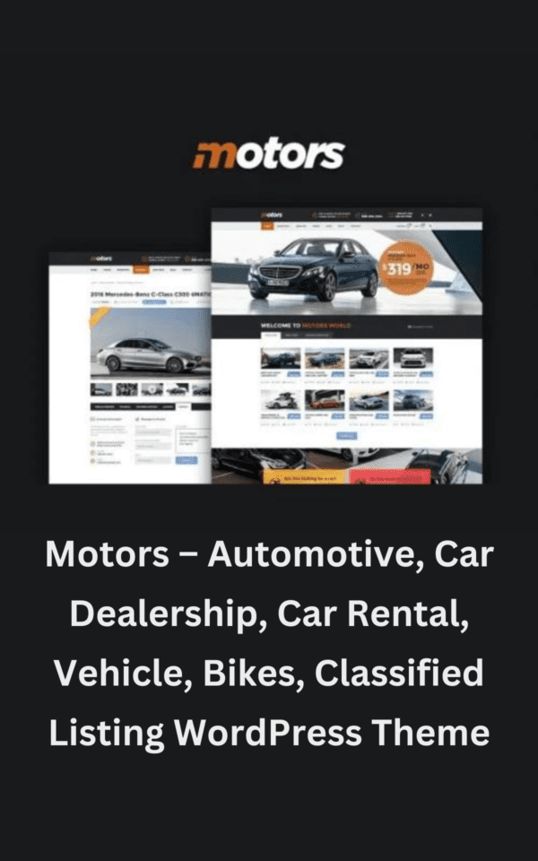 Image of Motors – Automotive, Car Dealership, Car Rental, Vehicle, Bikes, Classified Listing WordPress Theme