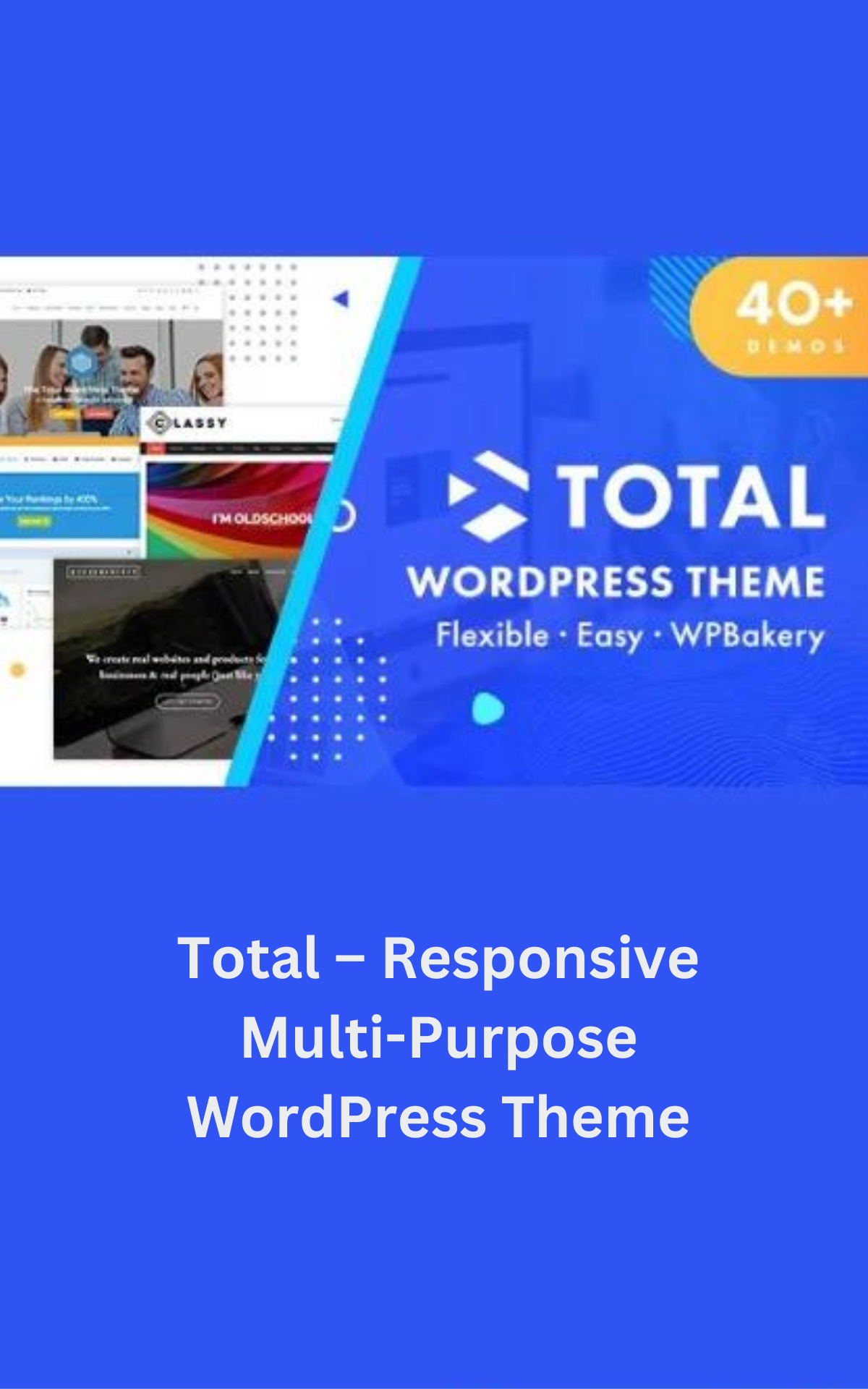 This is an image of Total – Responsive Multi-Purpose WordPress Theme